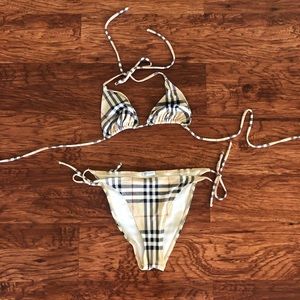 Vintage Burberry bikini size medium